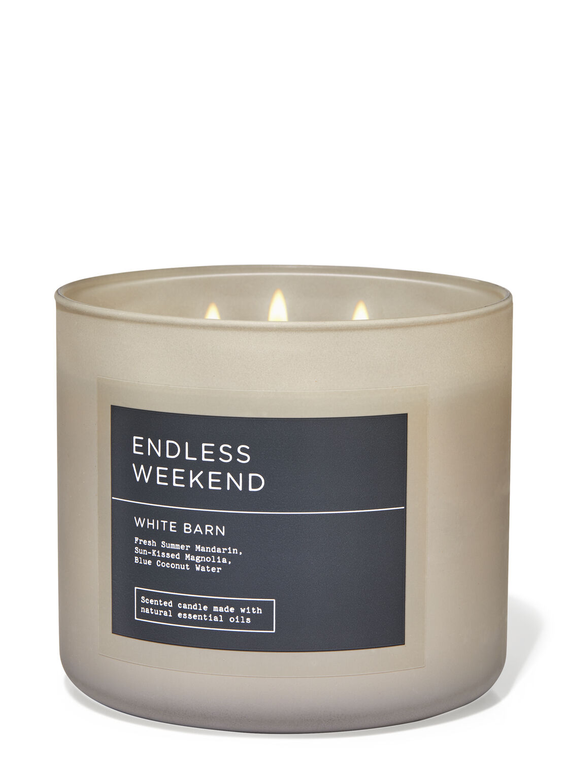 BATH BODY WORKS MOM YOU'RE AMAZING ENDLESS WEEKEND SCENTED CANDLE 3 WICK LARGE 